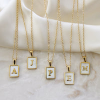 Monogram necklaces for sales mothers